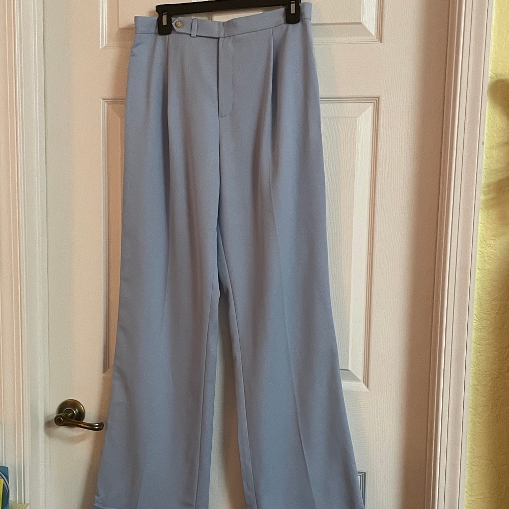 Ralph Lauren Golf Blue Label Classic Light Powder Blue Pant retail $165 SZ 10